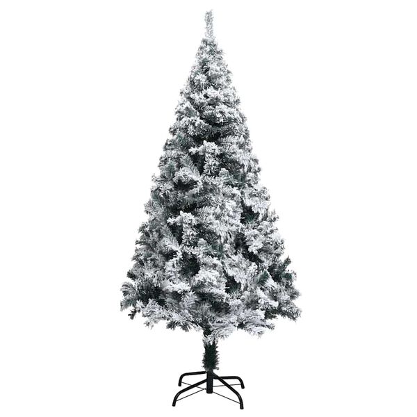 vidaXL &Aacute;rvore de Natal Artificial Branco 150 cm PVC, A&ccedil;o e Pl&aacute;stico