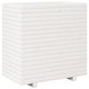 vidaXL Vaso/floreira de jardim 70x40x72,5 cm pinho maci&ccedil;o branco