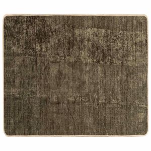 vidaXL Passadeira MARSA Verde Floresta 80 x 100 cm Poli&eacute;ster e PVC
