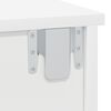 vidaXL Mesa-de-cabeceira 2 pcs Branco 40 x 31 x 15 cm