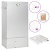 vidaXL Defumador p/ churrasqueira c/ gerador fumo frio a&ccedil;o galvanizado