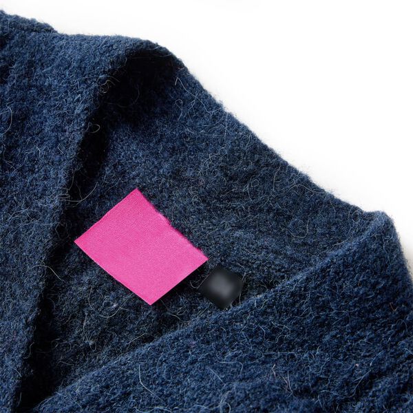 Casaco de malha para crian&ccedil;a azul-marinho 140