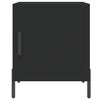 vidaXL Mesa de cabeceira 2 pcs 40x40x50 cm derivados de madeira preto