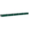 vidaXL Cama de Jardim Elevada Verde 400 x 40 x 24 cm