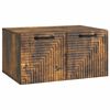 vidaXL Gabinete de TV de Parede Carvalho Fumado 59,5 x 41 x 30 cm