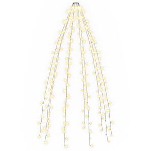 vidaXL Cord&atilde;o de luzes para &aacute;rvore de Natal 250 luzes LED 250 cm