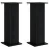 vidaXL Suporte para Plantas 2 unid. Preto 30,5 x 30 x 80,5 cm