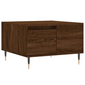 vidaXL Mesa de centro 55x55x36,5cm derivados madeira carvalho castanho