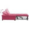 vidaXL Sof&aacute;-Cama Vinho Vermelho 194 x 67 x 82 cm Veludo