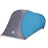 vidaXL Tenda de campismo c&uacute;pula para 4 pessoas imperme&aacute;vel azul