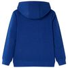 Sweatshirt para crian&ccedil;a com capuz azul-escuro 140