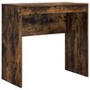 vidaXL Mesa com gaveta 2 pcs Carvalho Defumado