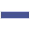 vidaXL Toldo lateral retr&aacute;til para p&aacute;tio 600x160 cm azul