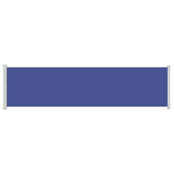 vidaXL Toldo lateral retr&aacute;til para p&aacute;tio 600x160 cm azul