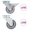 vidaXL 32 pcs rodas girat&oacute;rias 50 mm