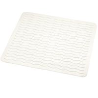 RIDDER Tapete de banho antiderrapante Playa 54x54 cm branco 68401
