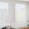 vidaXL Cortina de Renda com cortinas Branco 300 x 900 cm Poli&eacute;ster