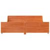 vidaXL Cama sem colch&atilde;o 180x200 cm pinho maci&ccedil;o castanho-mel