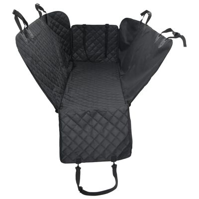 vidaXL Cobertura de assento de carro para cão 137x46x50 cm preto