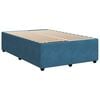 vidaXL Cama boxspring com colch&atilde;o 120x200 cm veludo azul