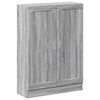 vidaXL Estante 82,5x30,5x115 cm derivados de madeira cinzento sonoma