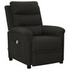 vidaXL Poltrona de massagens tecido preto
