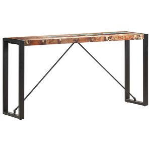 vidaXL Mesa consola 150x35x76 cm madeira recuperada maci&ccedil;a