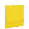 vidaXL Sacos de papel 250 unid com al&ccedil;as amarelo 45x17x48 cm