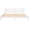vidaXL Estrutura da Cama com cabeceira Branco 180 x 210 cm