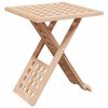 vidaXL Mesa de centro Castanho 33 x 33 x 40,5 cm Madeira de Noz Maci&ccedil;a