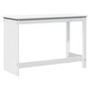 vidaXL Mesa Branco 112 x 50 x 75 cm Madeira de Pinho S&oacute;lido
