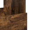 vidaXL Estante de Revistas Carvalho Defumado 102 x 30 x 45 cm