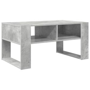 vidaXL Mesa de centro Cinzento 92 x 53 x 45 cm Derivados de Madeira