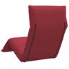 vidaXL Espregui&ccedil;adeira dobr&aacute;vel 175x54x8,5 cm vermelho tinto