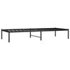 vidaXL Estrutura de cama 75x190 cm metal preto