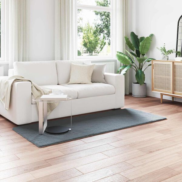 vidaXL Tapete de pel&uacute;cia de coelho falso antiderrapante Olite