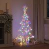vidaXL &Aacute;rvore de Natal com 160 LEDs Multicolor 150 cm Acr&iacute;lo