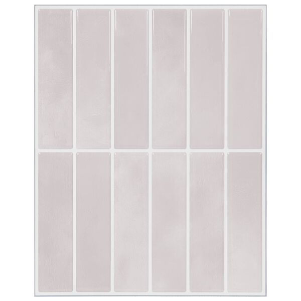 vidaXL Azulejo Retangular 10 pcs Bege 29 x 23 x 0,08 cm