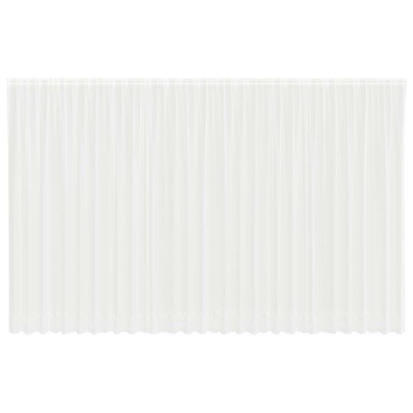 vidaXL Cortina de Renda com cortinas Branco 300 x 750 cm Poli&eacute;ster