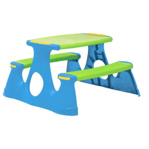 vidaXL Banco de piquenique para crian&ccedil;as 89,5x84,5x48 cm polipropileno