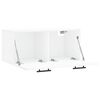 vidaXL Arm&aacute;rio de parede 80x36,5x35 cm derivados de madeira branco