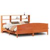 vidaXL Cama com estante sem colch&atilde;o 180x200 cm pinho maci&ccedil;o