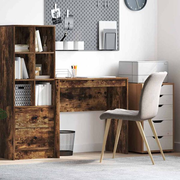 vidaXL Mesa Carvalho Defumado 80 x 40 x 76 cm