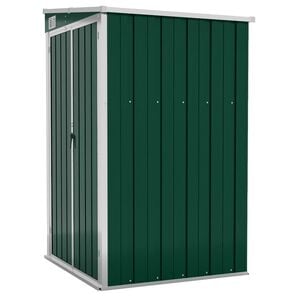 vidaXL Abrigo suspenso p/ jardim 118x100x178 cm a&ccedil;o galvanizado verde