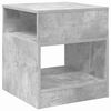 vidaXL Mesa de apoio Cinzento 40,5 x 40 x 45 cm Derivados de Madeira