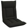 vidaXL Cadeira de Piso Preto 55 x 61 x 70 cm Couro Sint&eacute;tico