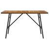 vidaXL Mesa de jantar Castanho 110 x 55 x 62 cm