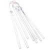 vidaXL Luzes meteoro 8 pcs 30 cm 192 luzes LED int./ext. branco frio