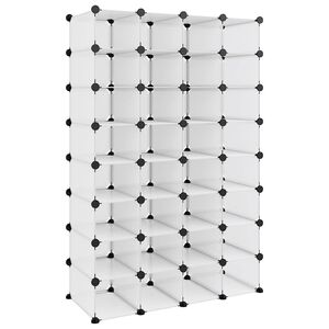 vidaXL Sapateira 93x36,5x140 cm PP transparente