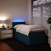 vidaXL Cama boxspring com colch&atilde;o 80x200 cm veludo azul